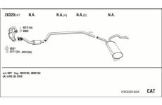 Výfukový systém WALKER NIK020102A