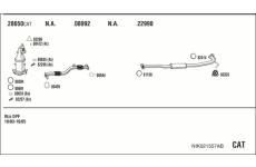 Výfukový systém WALKER NIK021557AB