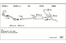 Výfukový systém WALKER NIK024196B