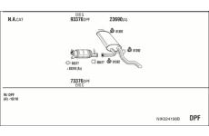 Výfukový systém WALKER NIK024198B