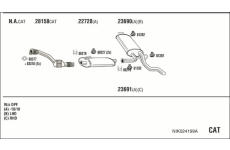 Výfukový systém WALKER NIK024199A