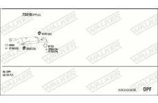 Výfukový systém WALKER NIK033585B