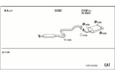 Výfukový systém WALKER NIK134336