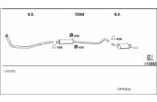 Výfukový systém WALKER OP30002