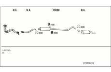 Výfukový systém WALKER OP30004B