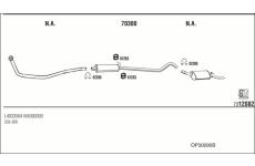 Výfukový systém WALKER OP30090B