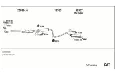 Výfukový systém WALKER OP30146A