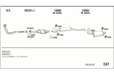 Výfukový systém WALKER OP30167