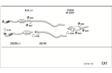 Výfukový systém WALKER OP30178