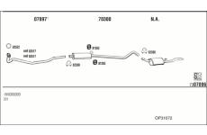 Výfukový systém WALKER OP31072