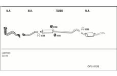 Výfukový systém WALKER OP31073B