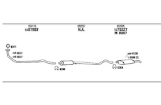 Výfukový systém WALKER OP40015