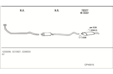Výfukový systém WALKER OP40015