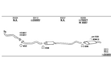 Výfukový systém WALKER OP40021