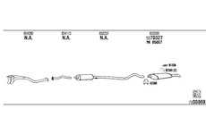 Výfukový systém WALKER OP40022