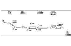 Výfukový systém WALKER OP40023