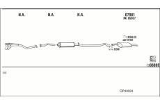 Výfukový systém WALKER OP40024