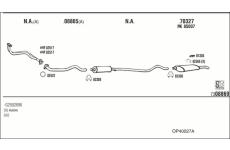 Výfukový systém WALKER OP40027A