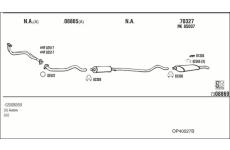 Výfukový systém WALKER OP40027B