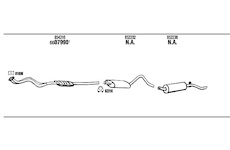 Výfukový systém WALKER OP40028