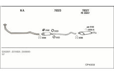 Výfukový systém WALKER OP40059