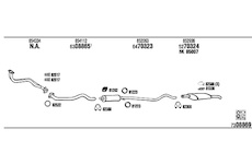 Výfukový systém WALKER OP40066