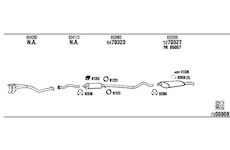 Výfukový systém WALKER OP40067