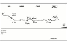 Výfukový systém WALKER OP40069B