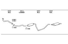Výfukový systém WALKER OP40082