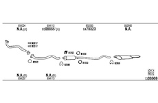 Výfukový systém WALKER OP40092
