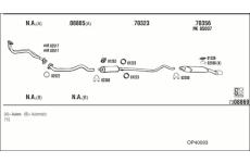 Výfukový systém WALKER OP40093