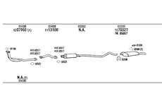 Výfukový systém WALKER OP40096