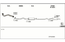 Výfukový systém WALKER OP40098A