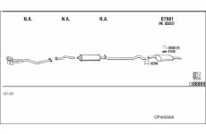 Výfukový systém WALKER OP40099A