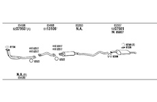 Výfukový systém WALKER OP40100