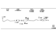 Výfukový systém WALKER OP40127