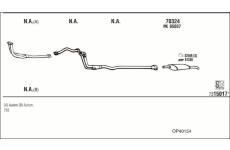 Výfukový systém WALKER OP40154