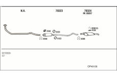Výfukový systém WALKER OP40156