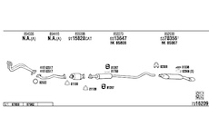 Výfukový systém WALKER OP40158