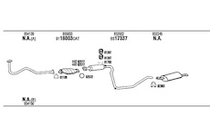 Výfukový systém WALKER OP40164