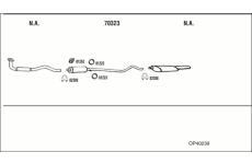 Výfukový systém WALKER OP40239