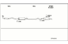 Výfukový systém WALKER OP40240