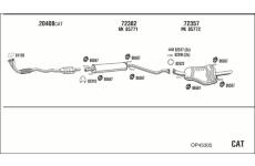 Výfukový systém WALKER OP45305