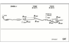 Výfukový systém WALKER OP45357