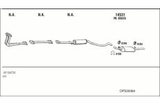 Výfukový systém WALKER OP55008A