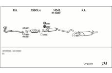 Výfukový systém WALKER OP55014