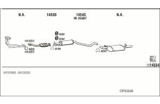 Výfukový systém WALKER OP55028