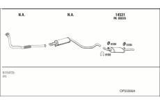 Výfukový systém WALKER OP55066A