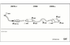 Výfukový systém WALKER OP56010A
