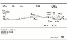 Výfukový systém WALKER OPH05166BA